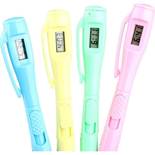 Electronic Watch Test Test Pen Electronics Clock Ballpoint Student Civil Servant To Work In An Office Special-purpose Ball pen