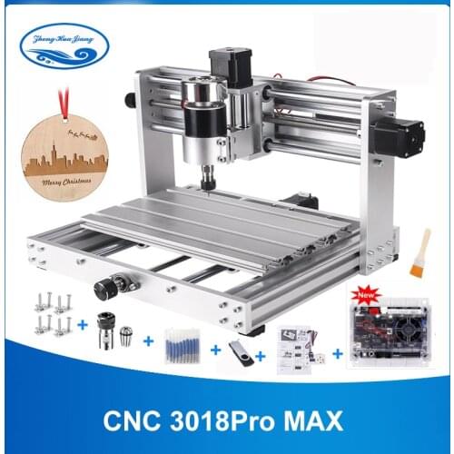 CNC 3018 Pro MAX Engraver With 200W Spindle,15w big power laser engraving 3 Axis pcb Milling machine With ER11 DIY Wood Router