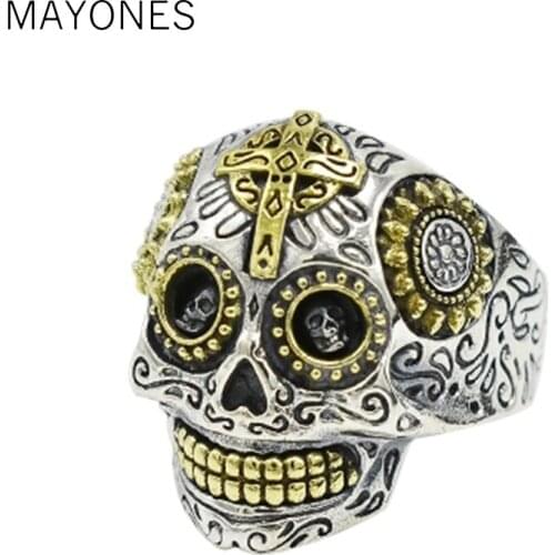 MAYONES Gold Rings For Men