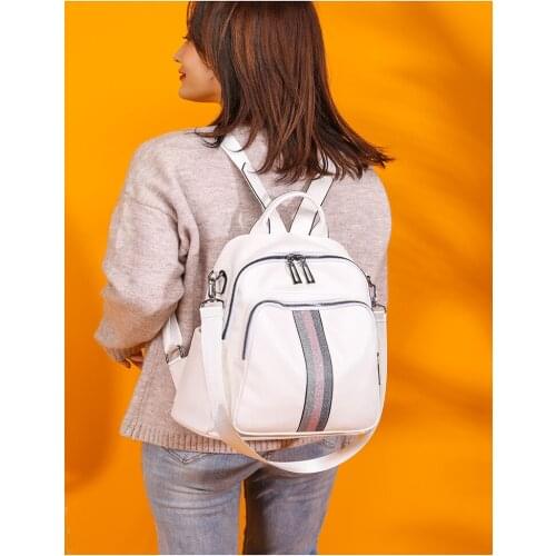 Mini Single Shoulder Bag Womens Double Shoulder Bag New Korean Fashion Versatile Solid Pu Soft Leather Large Capacity