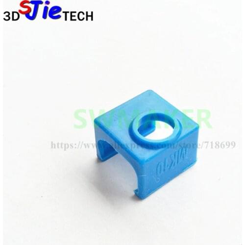 MK10 Silicone Socks instead ceramic insulation for Wanhao i3 Flashforge SILICONE HEATER BLOCK cover