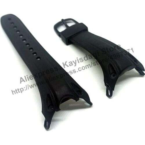 Genuine Casio G-Cool GC-1001 - 18mm Black Rubber Watch Band Strap RARE