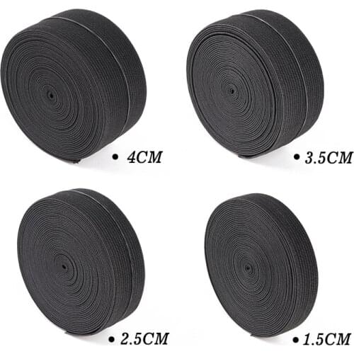 Wig Elastic Band 2.5/3/3.5/4Cm Width Elastic Band For Wigs Diy Black Nylon High Quality Wig Making Accessories 3Meters