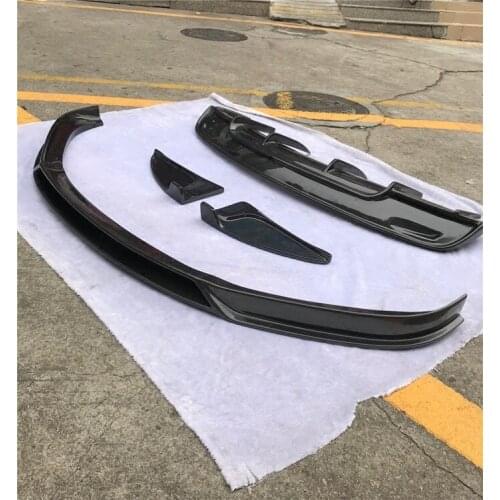 Suitable for Front Tela Model s Modified Carbon Fiber Rear Lip Wrap Angle