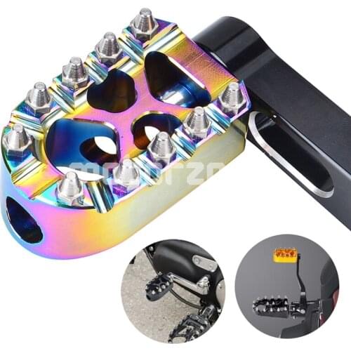 Anti-Skid Gear Knurled Shifter Peg Shift Peg 360° Roating MX Chopper Bobber Style For Harley Touring Softail Sportster Dyna