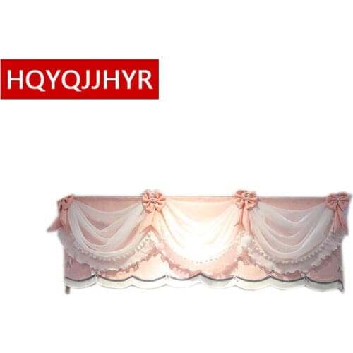 Luxury Valance custom made for living room bedroom hotel apartment windows