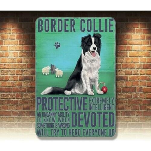 Retro Vintage Metal Tin Signs Animal Plaque Art Plate Customization Wall Decor