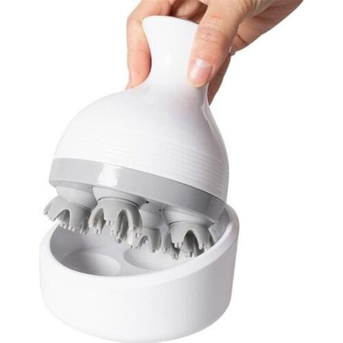 USB Charging Waterproof Electric Head Massage Scalp Massager Anti-hair Loss Body Deep Tissue Kneading Vibrating Health Care 20