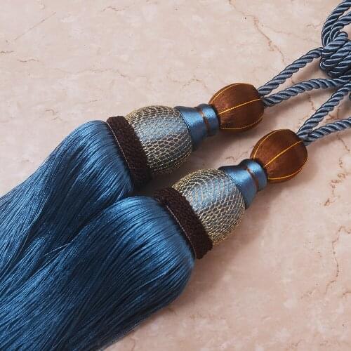 Curtain Tassel Strap European Style Living Room Bedroom Modern Versatile Rope Lace-up Hook Curtain Buckle Hanging Ball