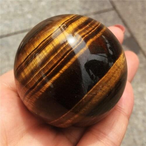 1pcs Tiger Eye Rare Natural Carving Sphere Ball Free stand Chakra Healing Reiki Stones Carved Crafts Wholesale