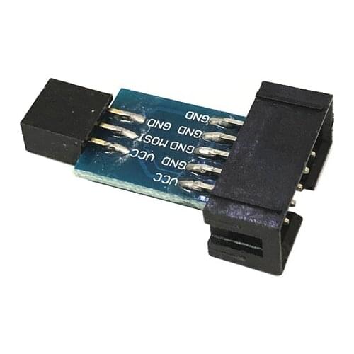 10Pin to 6Pin Adapter Board for AVRISP MKII USBASP STK500 High Quality BTE13-006