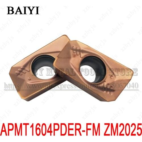 10pcs APMT1604PDER-FM ZM2025 APMT1604PDER stainless steel turning tool APMT1604 is used with turning tool lever lathe tool