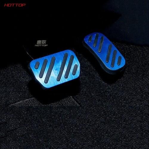 For Toyota C-HR CHR 2016 2017 2018 Aluminium Alloy Brake Pedal Accelerator pedal Cover Accessories 2PCS