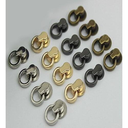 20pcs/lot Luggage hardware accessories bag is hanging from the ear Band side ring nail Screw up the screw bag rivet