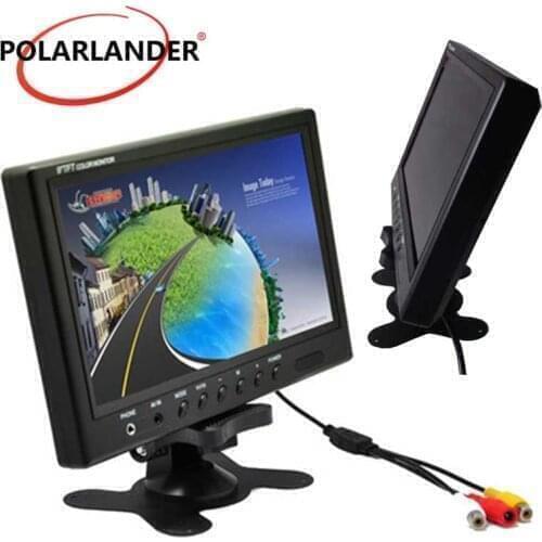9 Inch TFT LCD 16:9 Car Monitor 2 Way video input Rearview Monitor for VCD/DVD/GPS/Car Reverse Camera