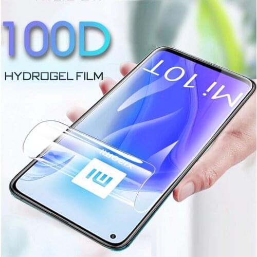 9H Protective On The For Xiaomi Mi A1 A2 A3 Lite 5X 6X Hydrogel Film For Mi 6 8 9 SE Pro Full Cover Screen Protector Film