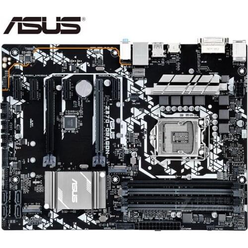 Used ASUS Z370-DRAGON original motherboard for LGA 1151 DDR4 USB3.0 USB3.1 Desktop motherboard
