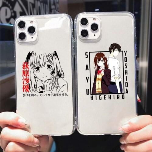 Higehiro Sayu Ogiwara Phone Case For iPhone 12 11 Pro XS MAX XS SE20 8 7 6 Plus X XR Cute Anime Girl Soft Silicone Cover Fundas
