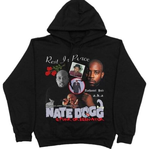 Rest In Peace Nate Dogg Black Pullover