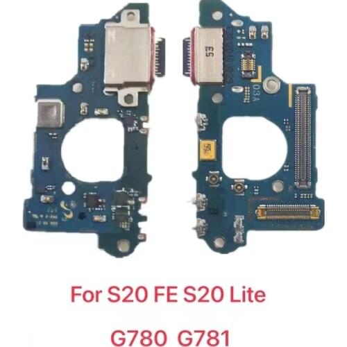 For Samsung Galaxy S20 FE S20 Lite G780 G781 Original USB Charger Charging Port Ribbon Flex Cable USB Dock Connector Board