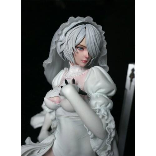Spot【Yihong】Creation Studio 1/4 Scale 2B Miss Sister GK Limited Edition Resin Statue Figure Model