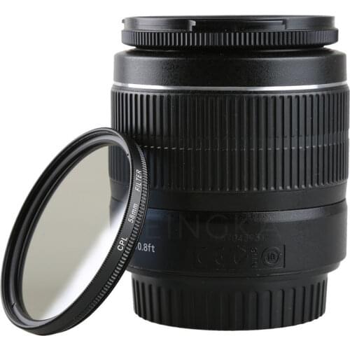 Camera Lens Filter Thread CPL Polarizer Filter 37/40.5/43/46/49/52/55/58/62/67/72/77/82mm for Canon Nikon Sony Olympus Fujifilm