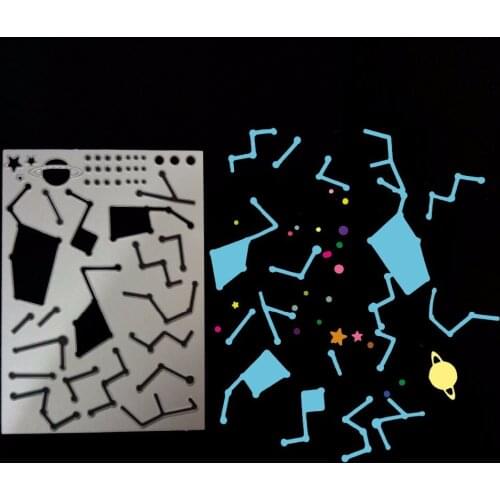 N639 Background Star METAL CUTTING DIES Label Frame cut die hook Scrapbooking paper craft emboss punch die cut stencils