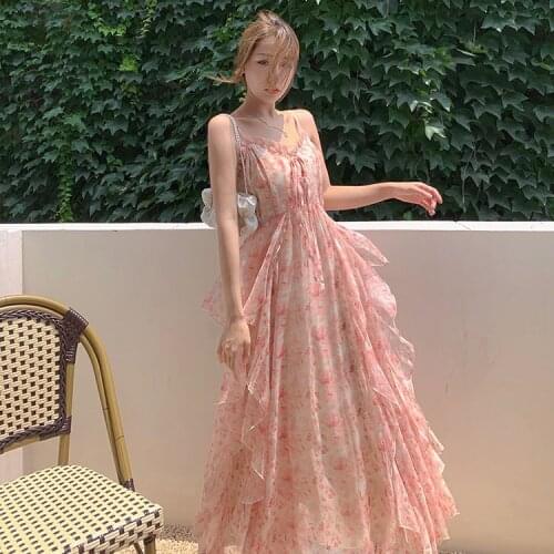 Розовые летние платья GEHOCOOP China At AliExpress