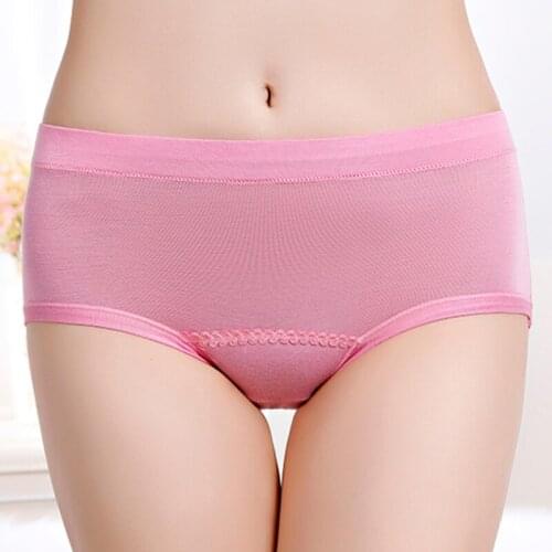 Leak Proof Menstrual Panties Physiological Pants Women Underwear Period Briefs Plus Size Female Lingerie