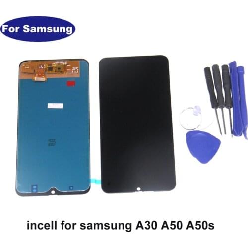Incell Quality for Samsung A30 A50 A50S LCD screen display A305 A305F A305F/DS A50 A505 A505F A507 A507F with touch assembly