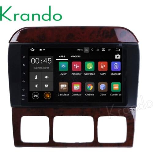 Krando 9" Android 9.0 car navigation multimedia system for Benz S Class W220 S280 S320 S400 S430 audio radio gps dvd player