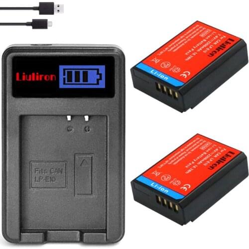 LP-E10 LPE10 LP E10 camera battery for Canon EOS 1100D 1200D 1300D 2000D 4000D Rebel T3 T5 T6 KISS X50 X70 Battery L10