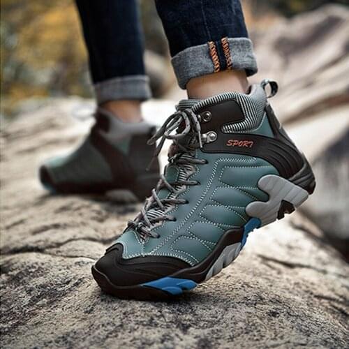 Mens Hiking Shoes Winter Hiking Boots Sports Hiking Camping Shoes 2021 Warm Plush Boots Military Boots Oversized Sports Shoes
