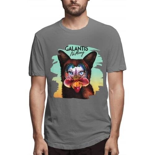 Male with Galantis No Money Design Running Tees
