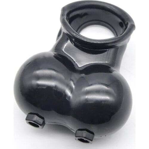 Male Scrotum Squeeze Ring,Ball Stretcher Enhancer Penis Sleeve Scrotum Pouch Delay Spray Cock Ring Chastity Cage Sex Toy For Men