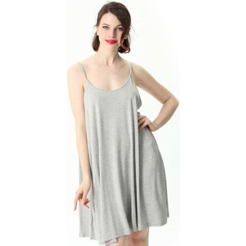 Summer Mini Nightdress Plus Size 3XL-7XL Women Loose Sleepwear Sexy Nightgown Nighty Oversize Cotton Solid Nightwear Night Gown