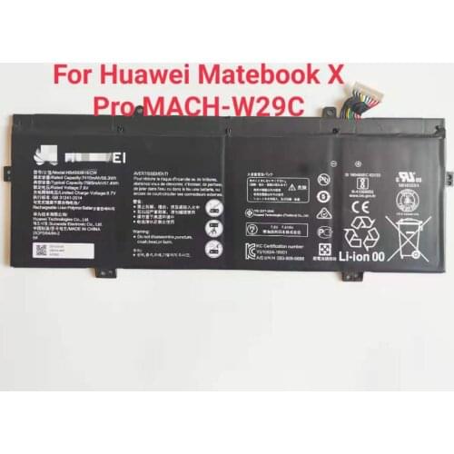 New HB4593R1ECW Battery For HUAWEI Matebook 14" KPL-W00 & Matebook X PRO MACH-W29C Original Laptop battery 7.6V 57.4Wh