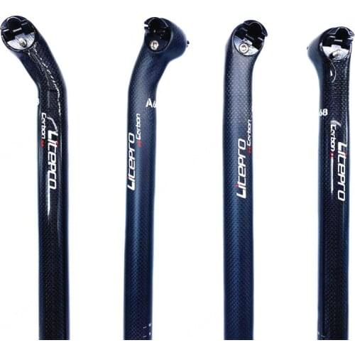 LITEPRO carbon fiber seatpost folding bike 33.9*580MM seat tube 412 folding bike A68 seat tube