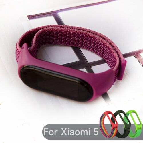 For Xiaomi Miband 6 5 4 3 Wrist Strap Nylon with Case Bracelet For Xiaomi Mi Band 6 5 4 3 correa de Sport Straps Newest