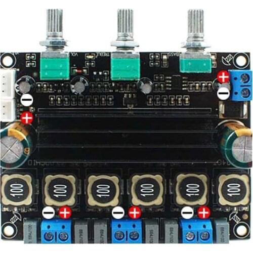 Assembly TPA3116D2 High Power HIFI Digital 2.1 Subwoofer Power Amplifier Board DC10-25V Computer Accessories