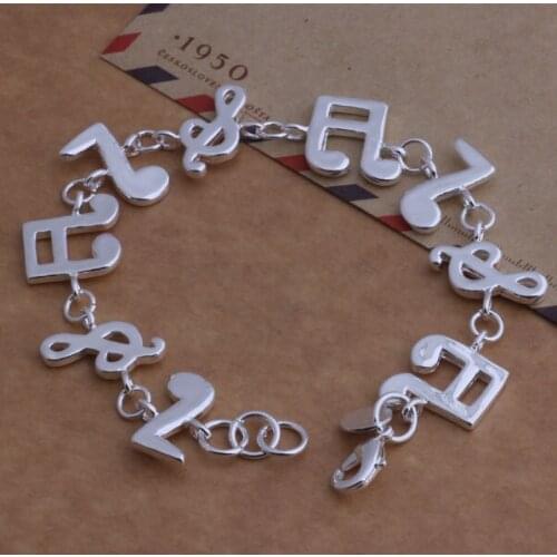 SL-AH001 Wholesale Silver Color Gift Women Lady Nice High Quality Fashion Jewelry Music /bbpajswa Aapairwa