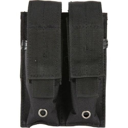 9MM Magazine Pouch Close Holster Nylon 600D Tactical Molle Dual Double Pistol Mag For Outdoor Airsoft Military Hunting