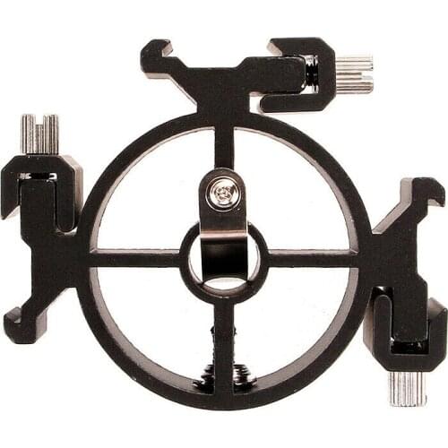 Universal Round-shape bracket cold shoe Flash Light Stand base Holder Bracket