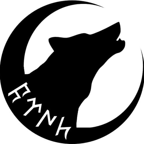 SZWL Moon and Wolf Turkey Turkish Turk Car Sticker Vinyl Decals Accessories Araba Aksesuar for Auto Windscreen,15cm*15cm