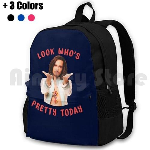 Klaus Hargreeves The Umbrella Academy-Look Who Is Pretty Today-Funny Meme 2020 Netflix Outdoor Hiking Backpack Waterproof