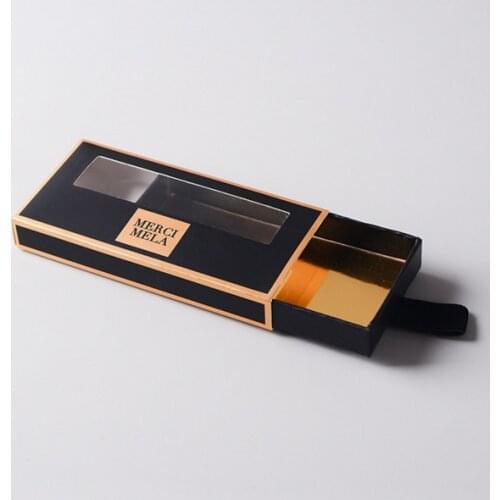 Custom Full Color Printed Collapsible Hard Cardboard Folding Gift Packaging Paper Box with Silk Ribbon Closure ---PX10876