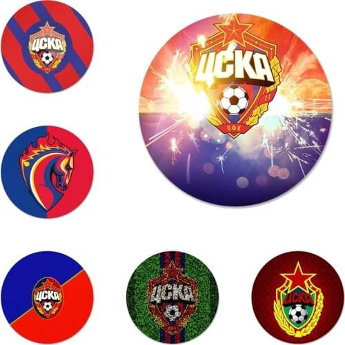58mm CSKA Moscow Icons Pins Badge Decoration Brooches Metal Badges For Backpack Decoration