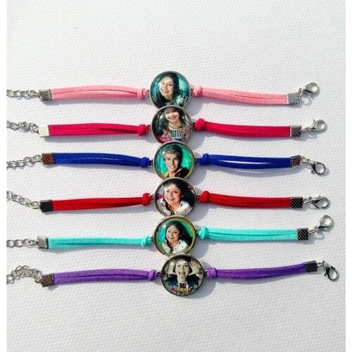 1pc New Design fashion Super pop singer Soy Luna bracelet Elenco de Soy Luna silver bracelets I'm moon hand chain glass bangle