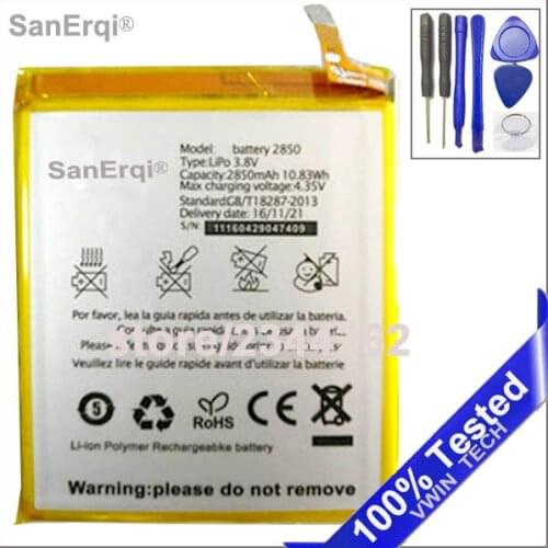 Smartphone Battery For BQ Aquaris E5-4G / 0982 2850mAh battery Accumulator AKKU batterij Batterie Bateria