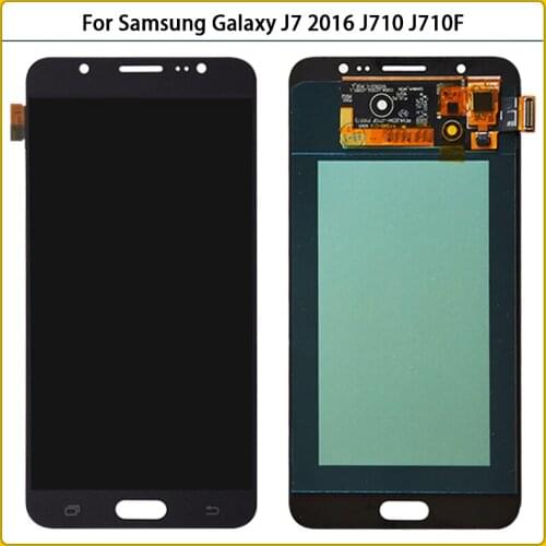 Amoled For Samsung Galaxy J7 2016 J710 LCD Display Touch Screen Digitizer Assembly SM-J710F J710M J710H J710FN LCD Screen